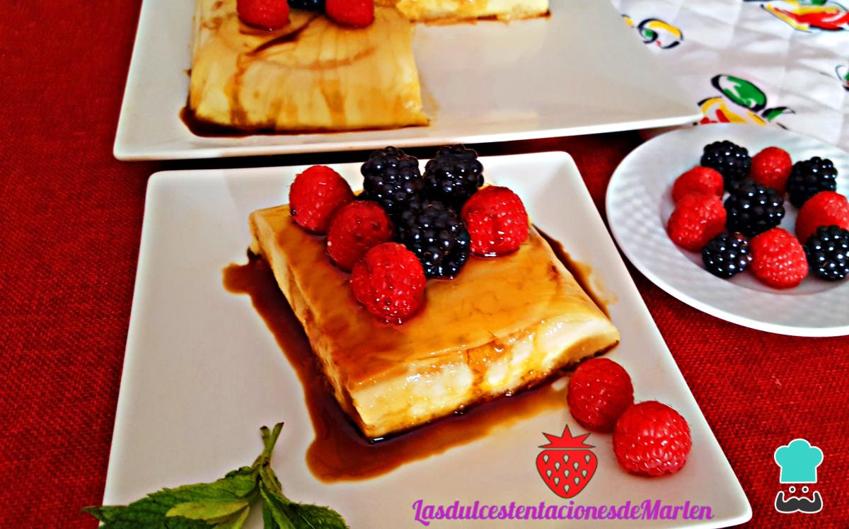 Receta de Pastel de piña con gelatina y sobaos