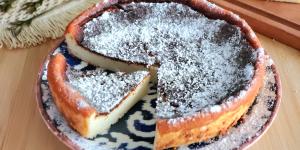 Receta de Tarta de yogur griego 4 ingredientes preparación 1 minuto