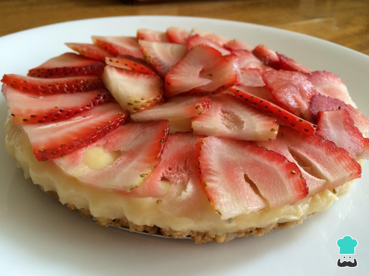 Receta de Tartaleta de fresa sin horno