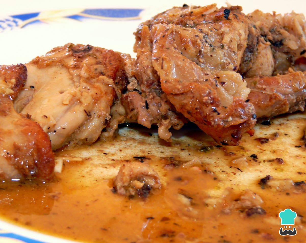 Receta de Conejo en adobo.