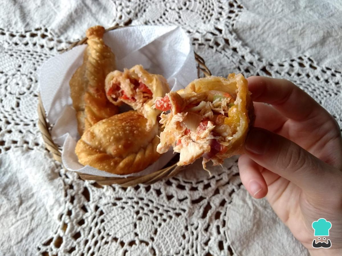 Receta de Empanadas de pollo fritas