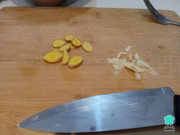 Receta de Tiradito de salmón - Paso 1