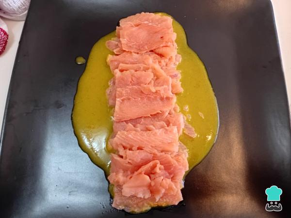 Receta de Tiradito de salmón - Paso 6