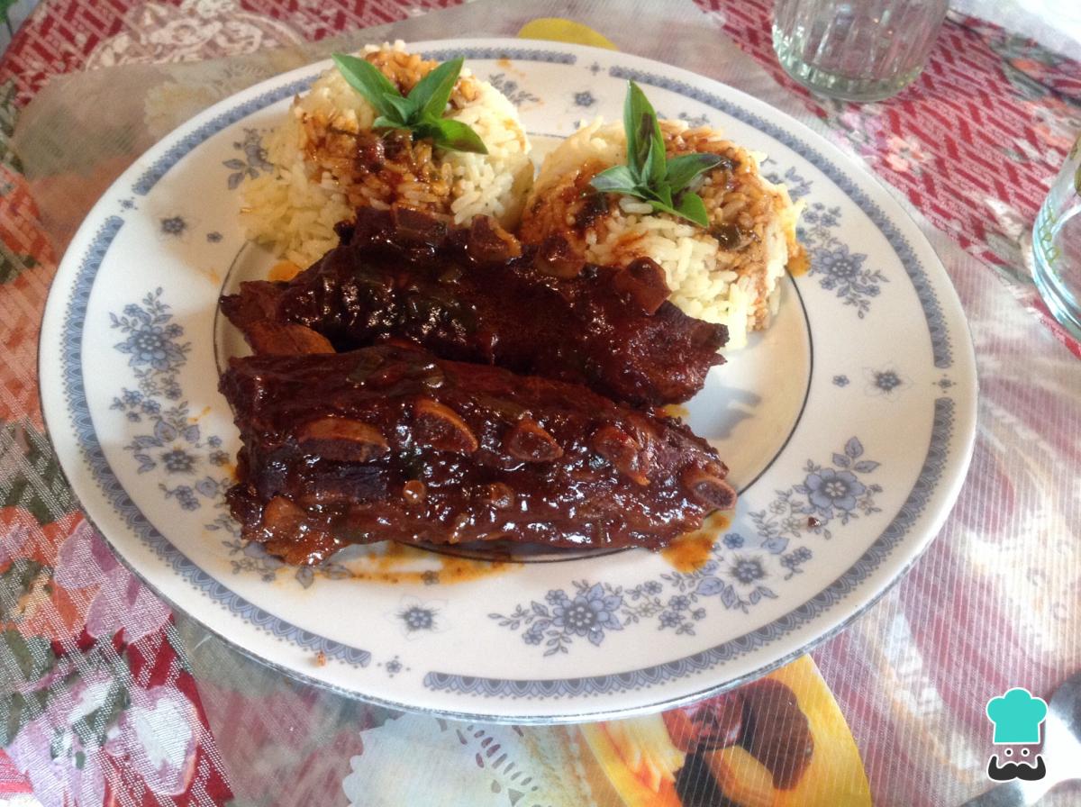 Receta de Costillas de cerdo agridulce