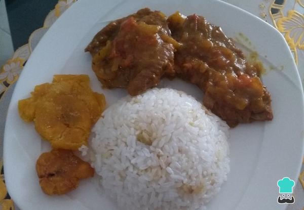 Receta de Carne guisada con tomate