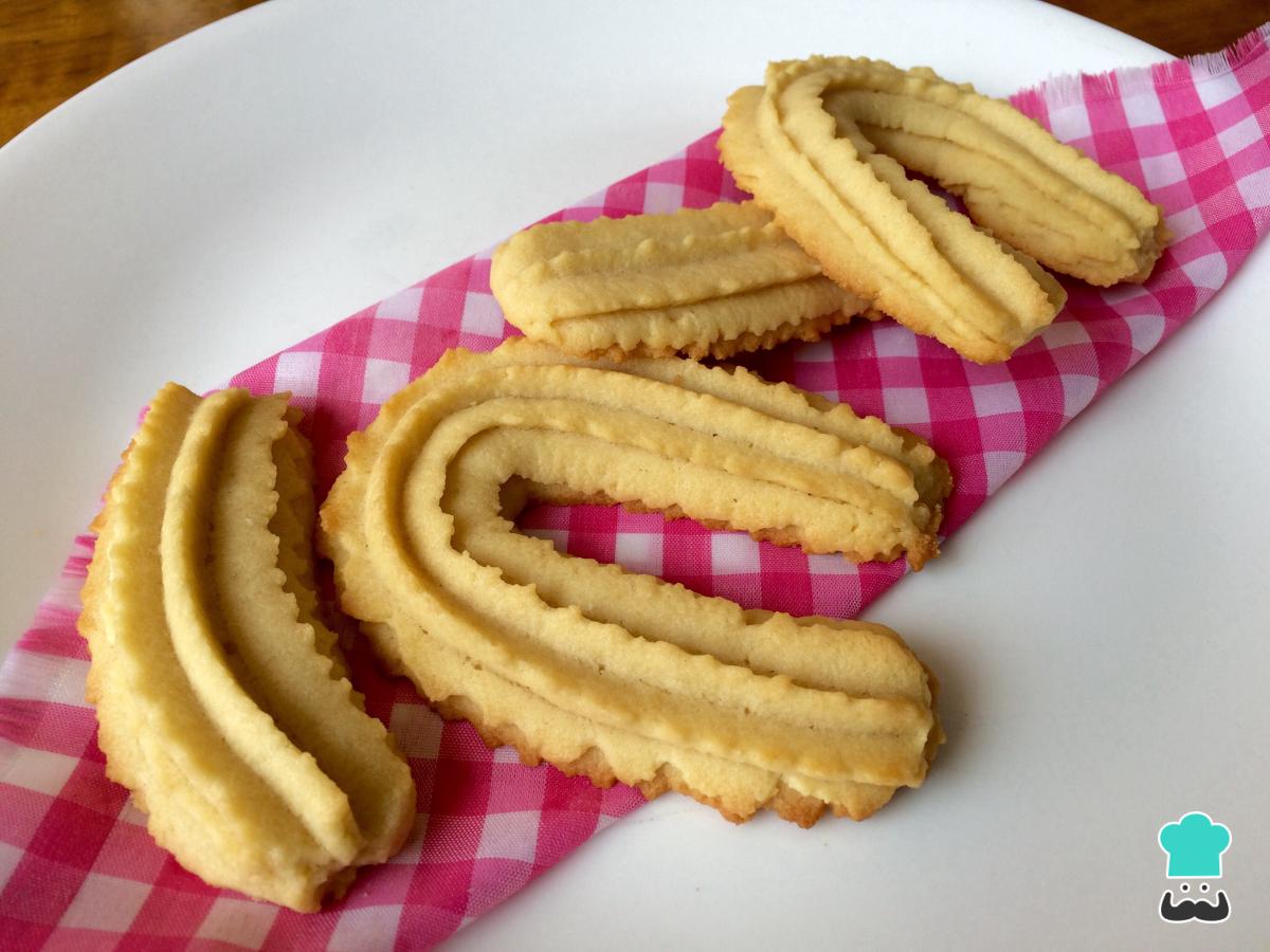 Receta de Pastas de té rizadas