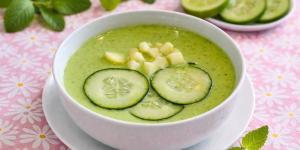 Receta de Sopa fría de pepino y manzana: el plato más fresco y ligero del verano