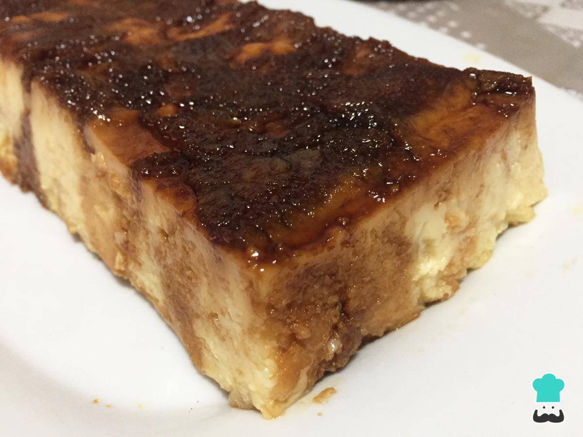 Receta de Budín de pan con pasas de uva