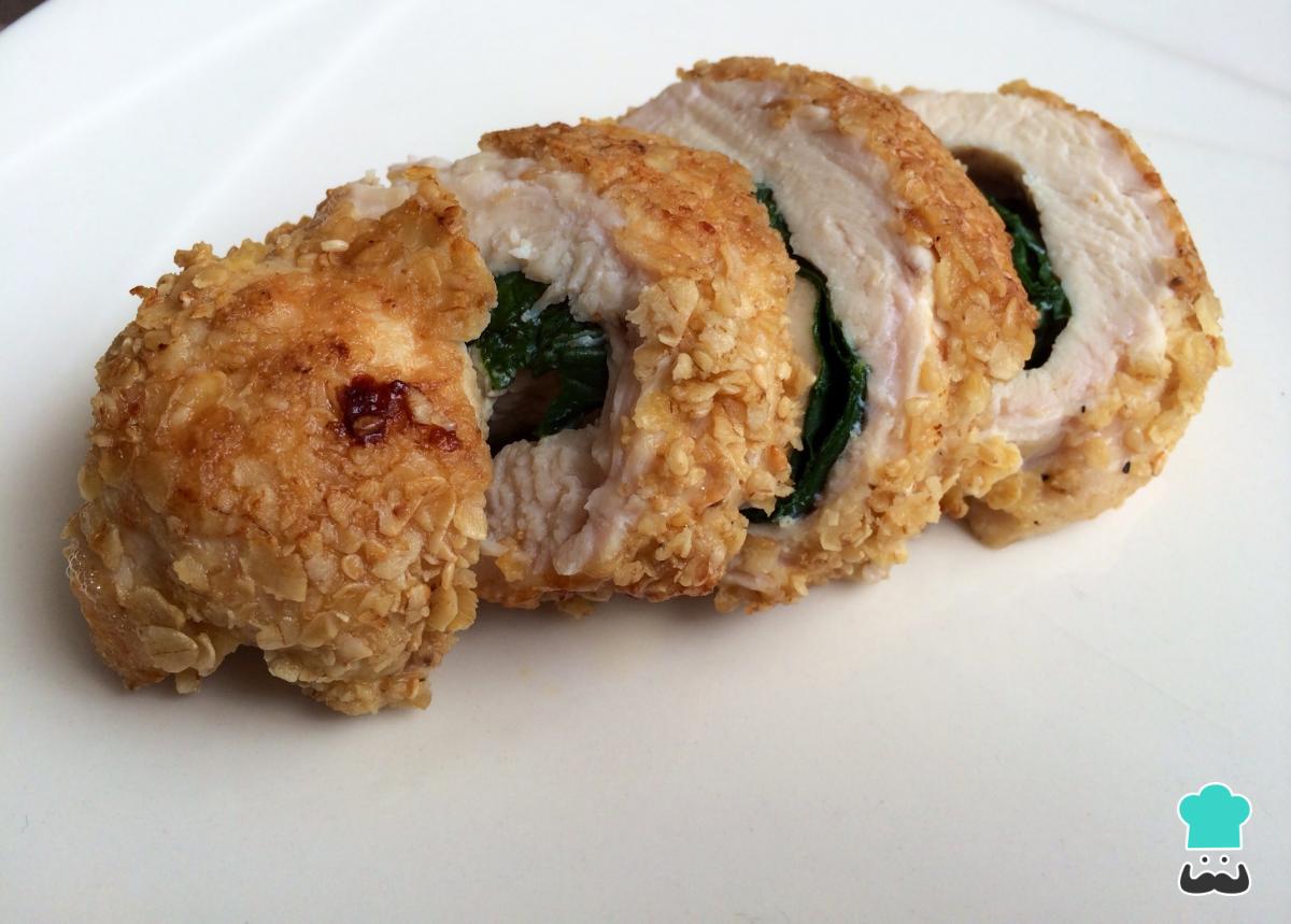 Receta de Rollitos de pollo empanados