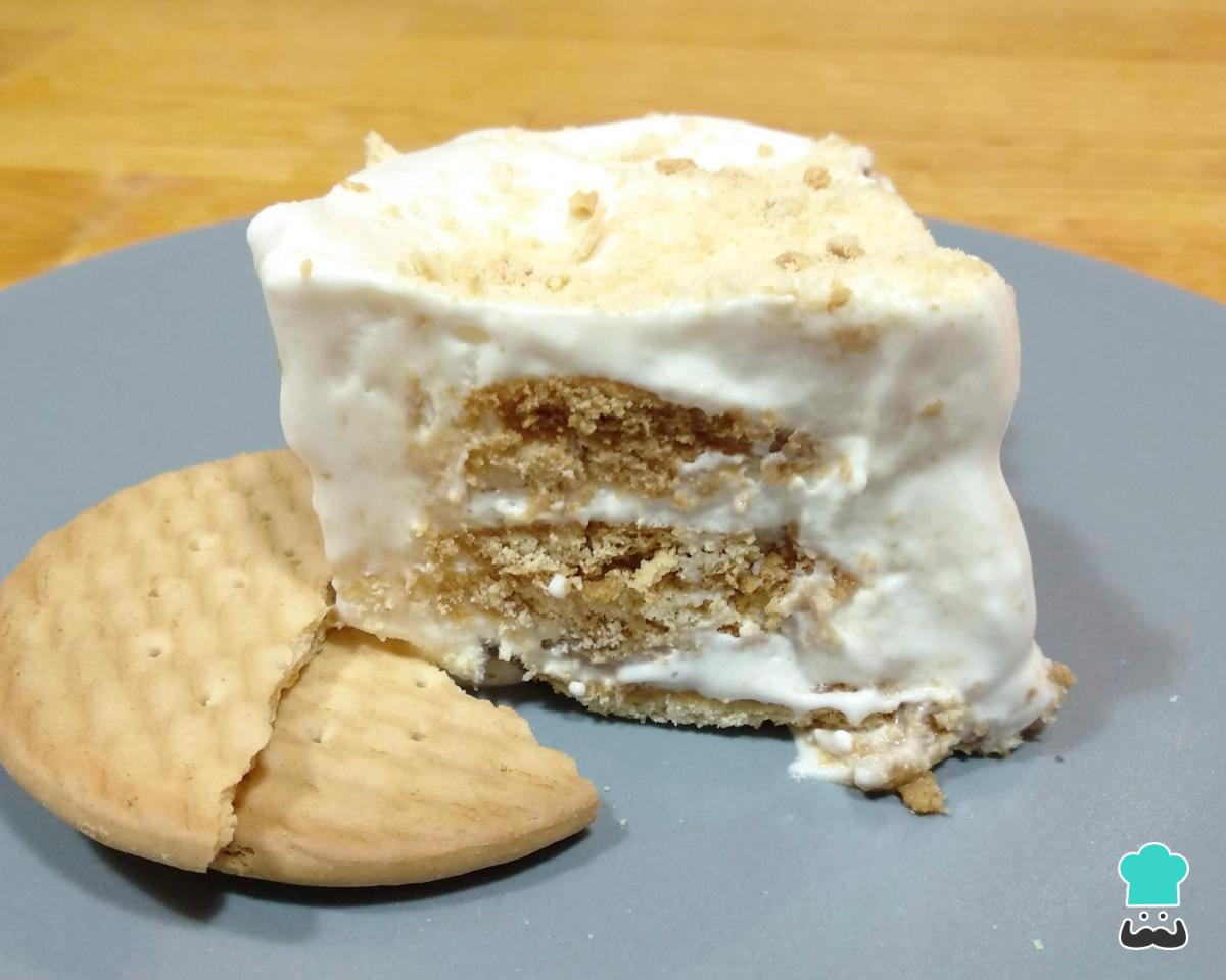 Receta de Tarta de galletas y café