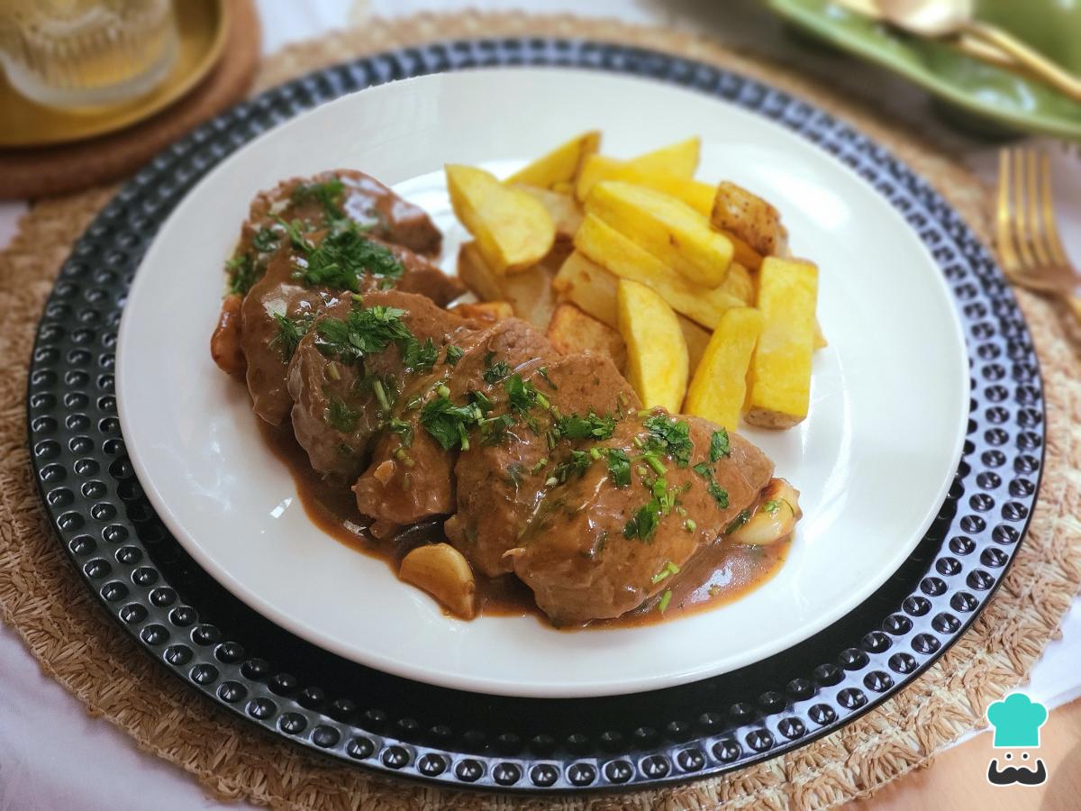 Receta de Solomillo al whisky sevillano