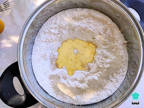 Receta de Tortilla de rescoldo - Paso 1