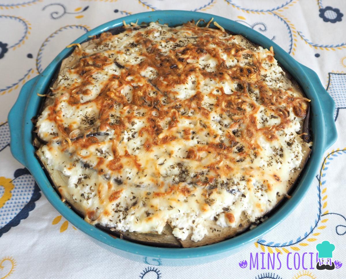 Receta de Lasaña de berenjenas y salmón