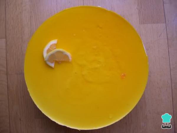 Receta de CORONA HELADA DE MANDARINA