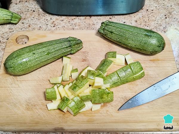 Receta de Calabacitas con elote - Paso 1