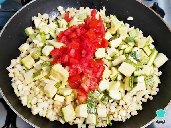Receta de Calabacitas con elote - Paso 4