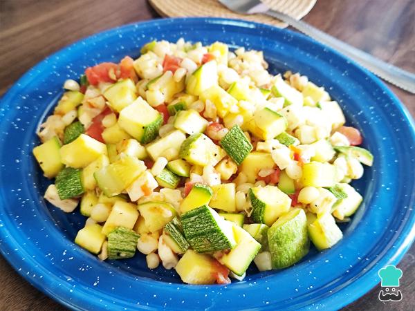 Receta de Calabacitas con elote - Paso 6