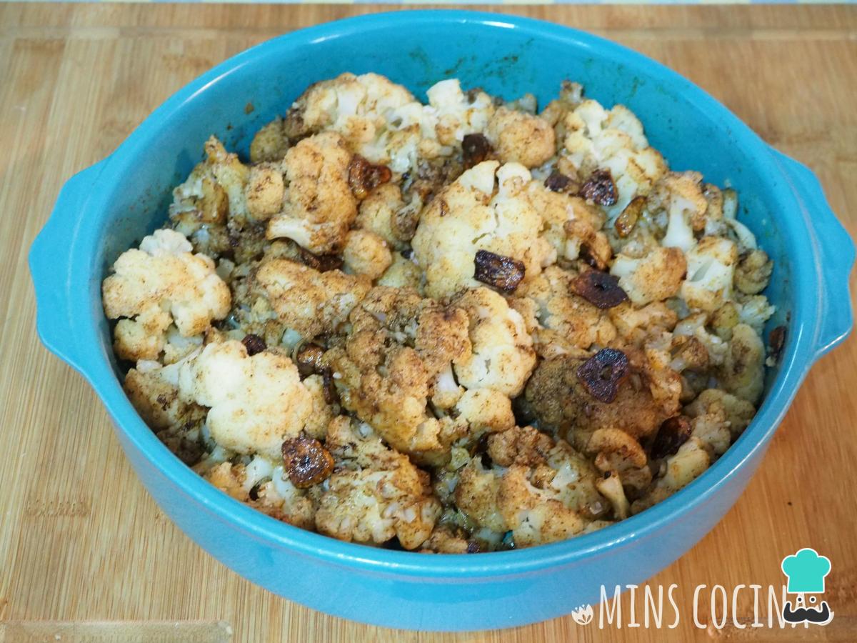 Receta de Coliflor con ajo, pimentón y vinagre