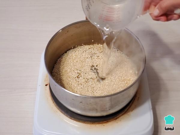 Receta de Crema volteada de quinua - Paso 2