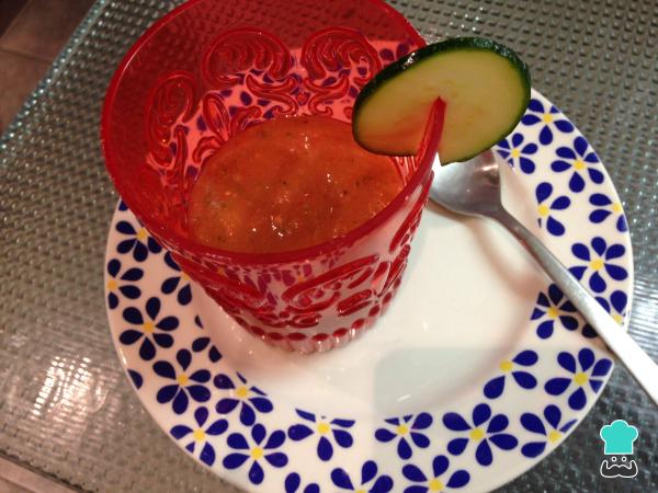 Receta de Gazpacho sin pan
