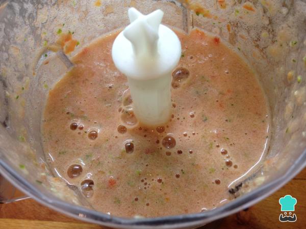 Receta de Gazpacho sin pan - Paso 2