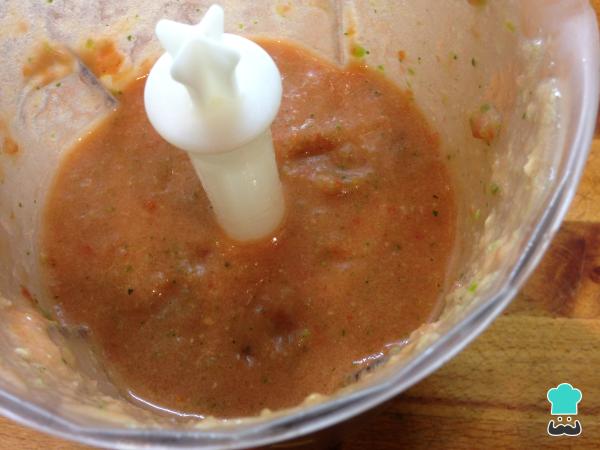 Receta de Gazpacho sin pan - Paso 3