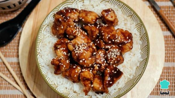 Receta de Pollo teriyaki con arroz