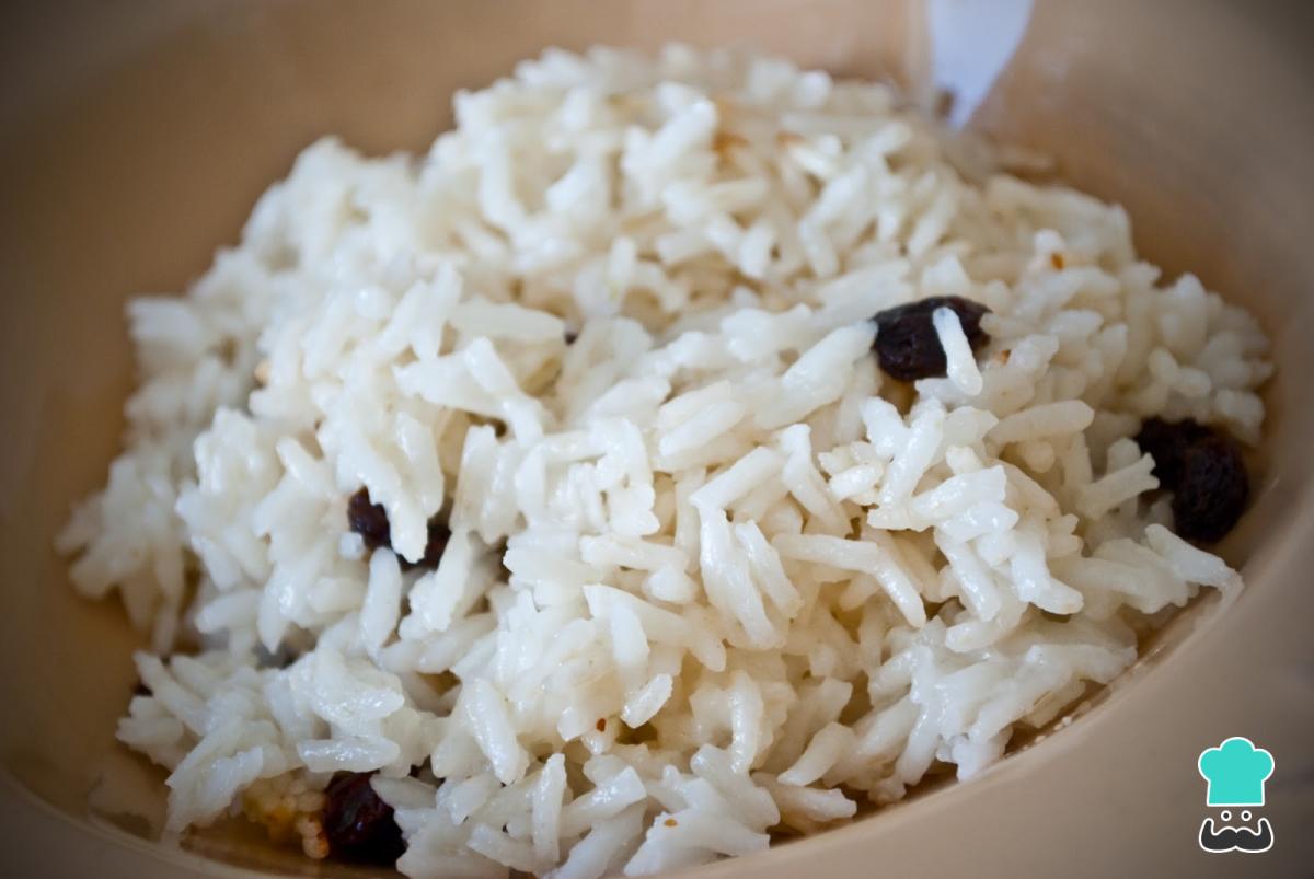 Receta de Arroz con coco salado