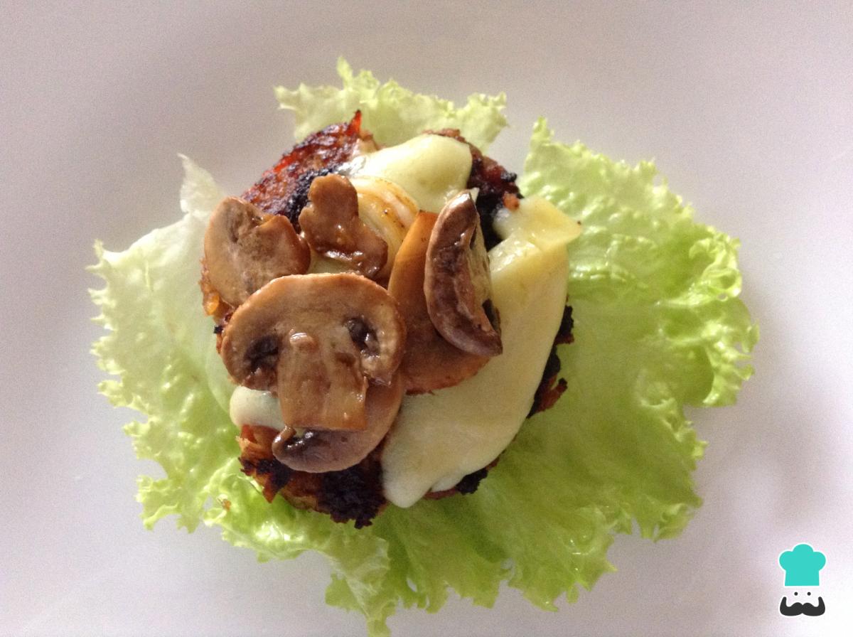 Receta de Hamburguesa casera fitness