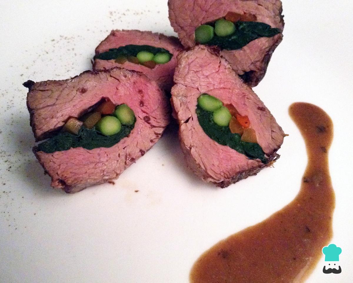 Receta de Lomo relleno al horno