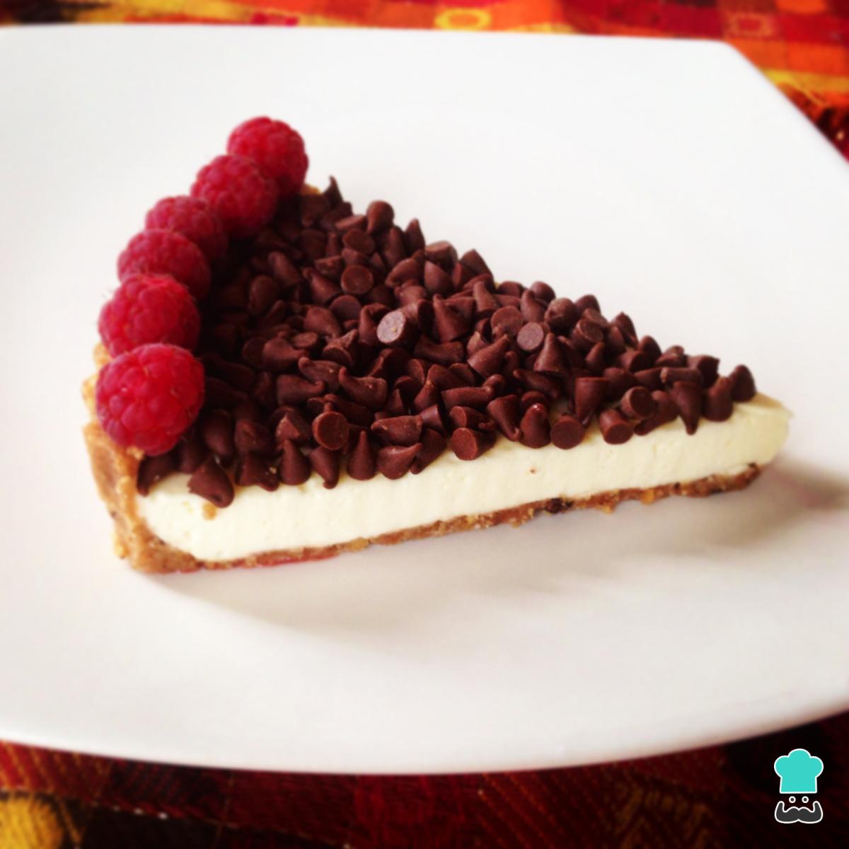 Receta de Tarta de queso Philadelphia y chocolate