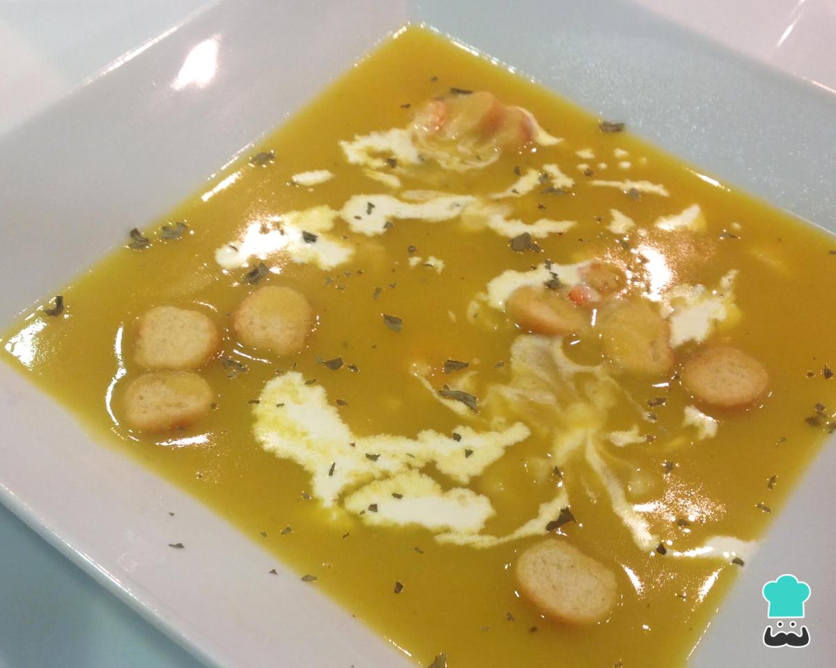 Receta de Crema de pescado