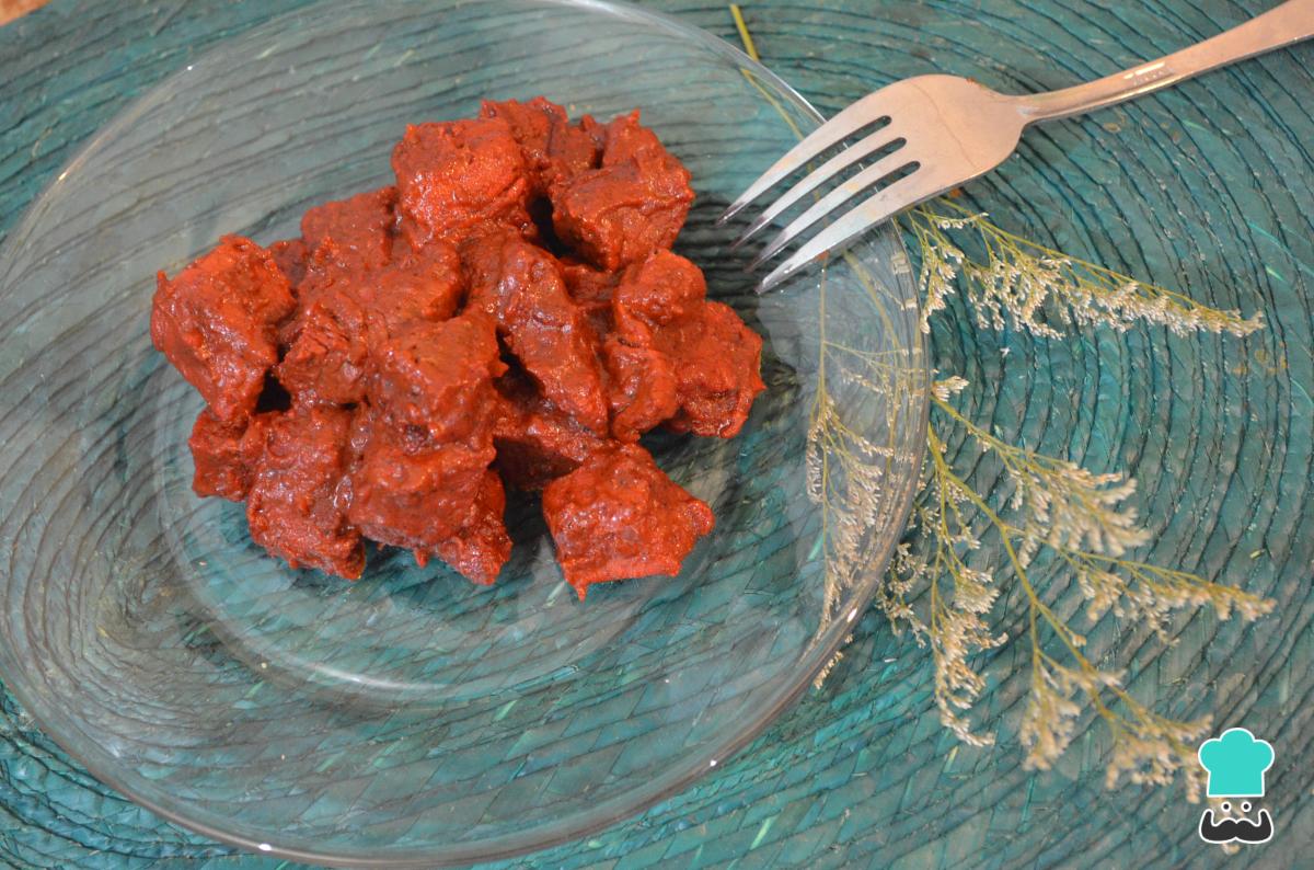 Receta de Carne colorada