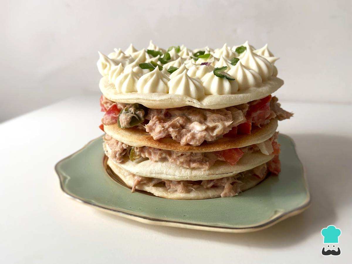 Receta de Milhojas con tapas de empanadas