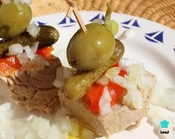 Receta de Pincho de Bonito a lo Roberto