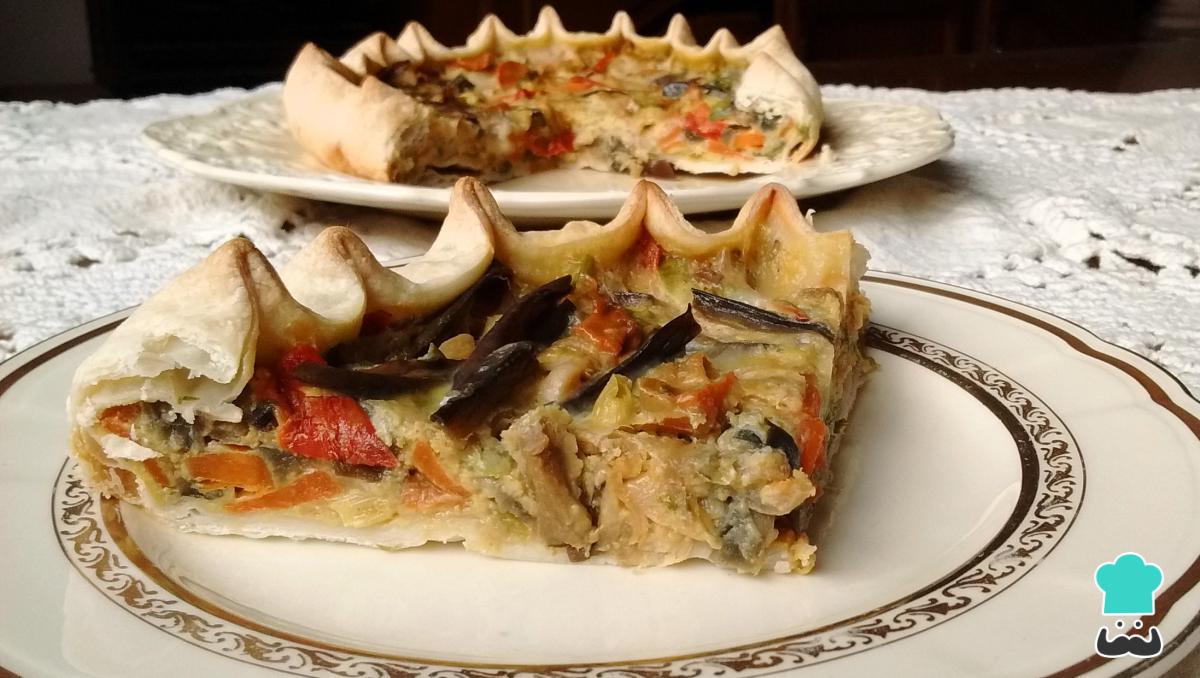 Receta de Tarta mix de verduras