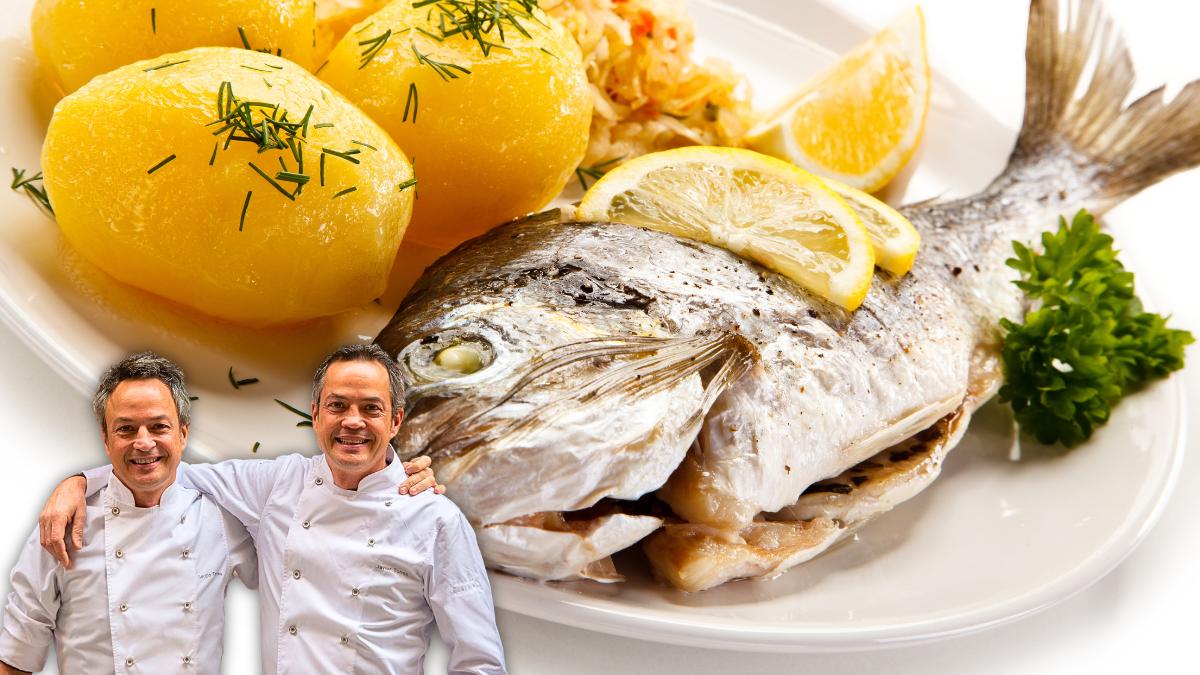 Hermanos Torres, chefs: “Si quieres que la dorada al horno te quede como mantequilla, ponla con la carne hacia abajo y cúbrela con hierbas provenzales, panko y ralladura de limón”