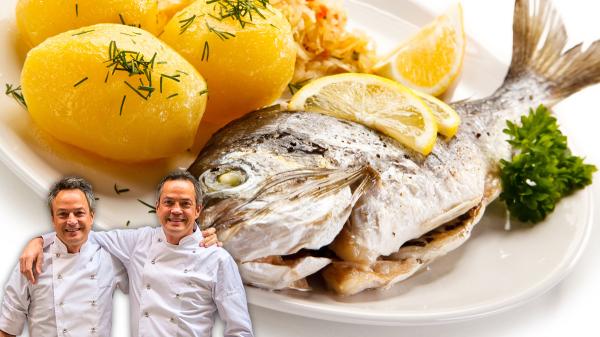 Hermanos Torres, chefs: “Si quieres que la dorada al horno te quede como mantequilla, ponla con la carne hacia abajo y cúbrela con hierbas provenzales, panko y ralladura de limón”