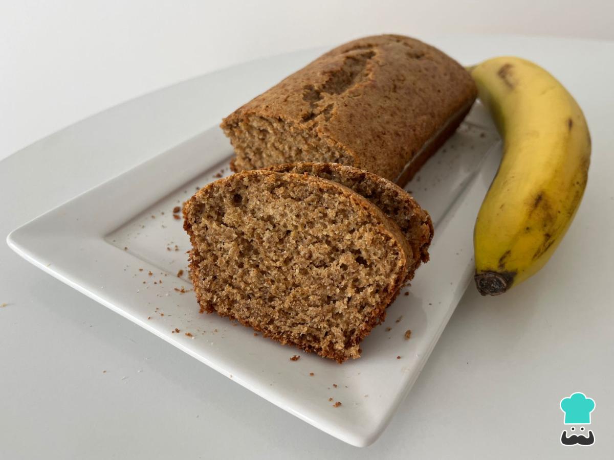 Receta de Bizcocho de plátano y leche