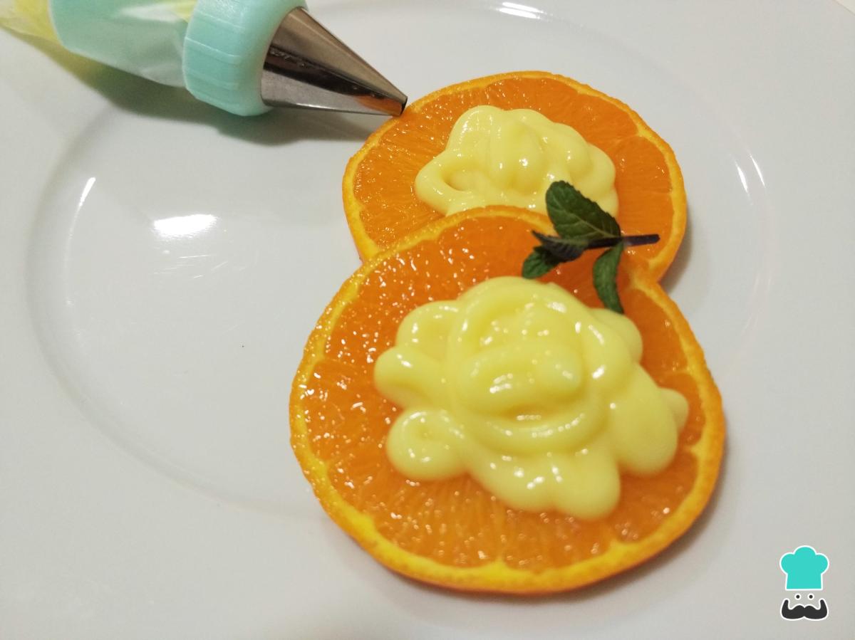 Receta de Crema pastelera de naranja