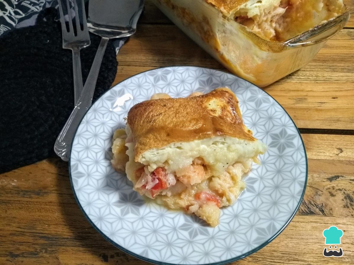 Receta de Pastel de bacalao