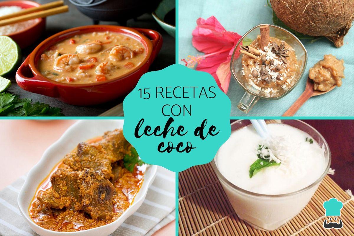 15 recetas con leche de coco