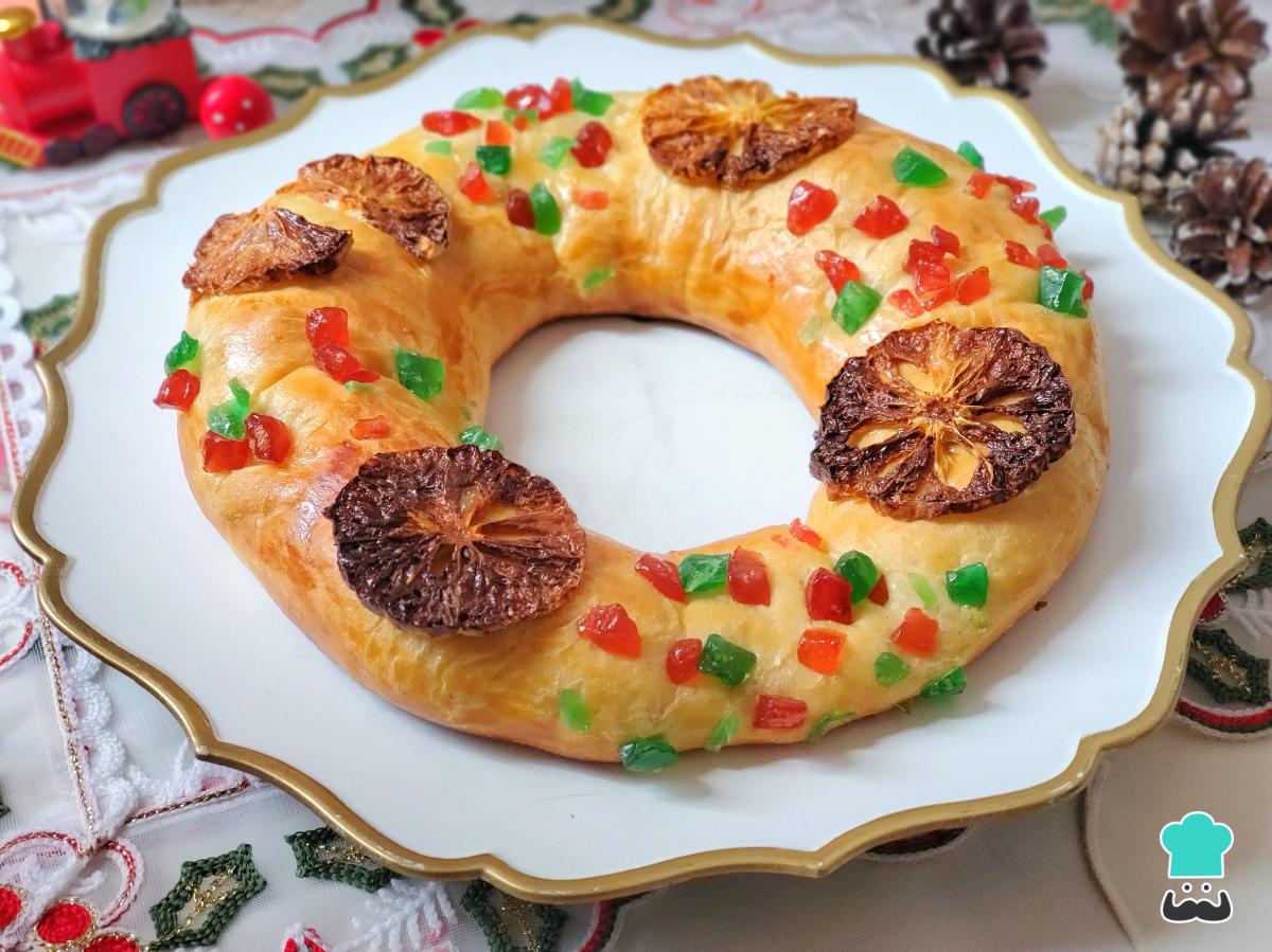 Receta de Roscón de Reyes sin lactosa