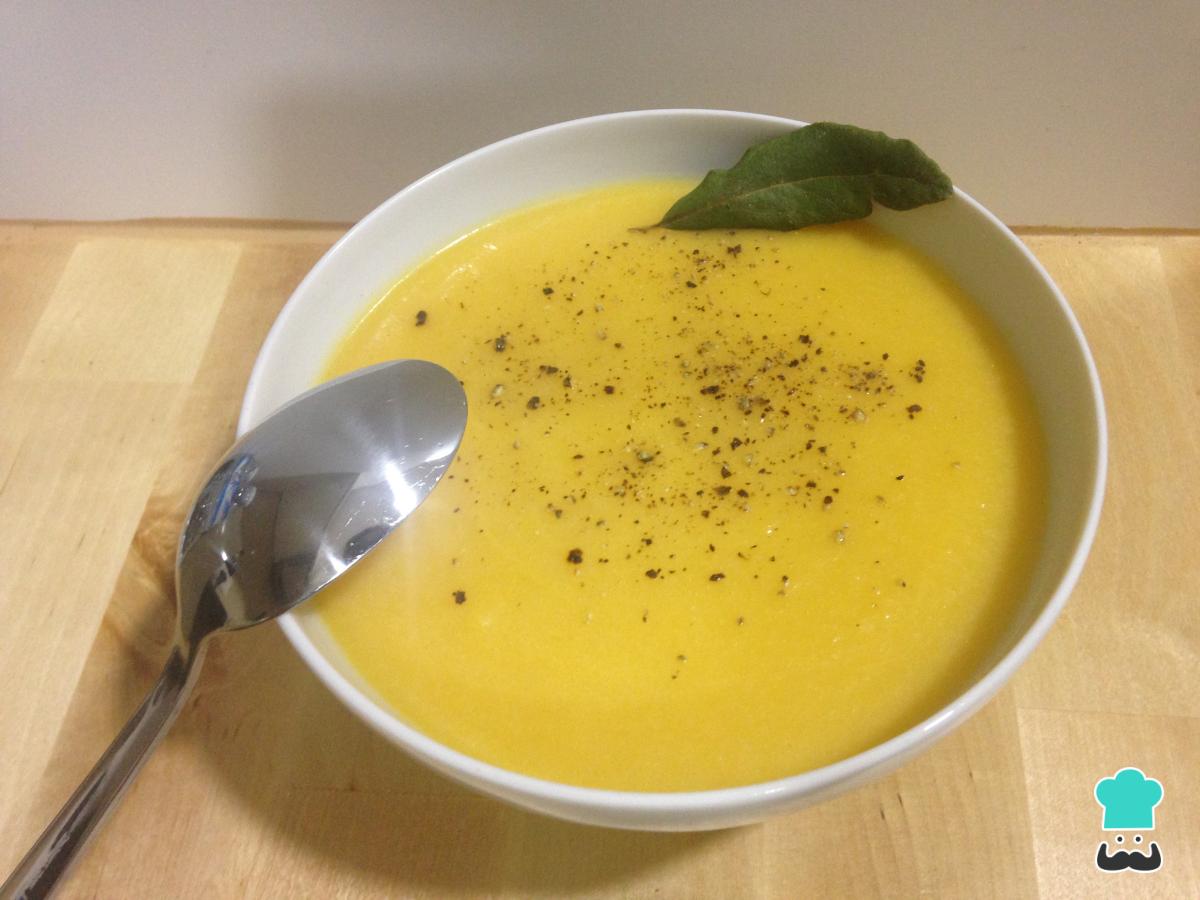 Receta de Sopa de coliflor y calabaza