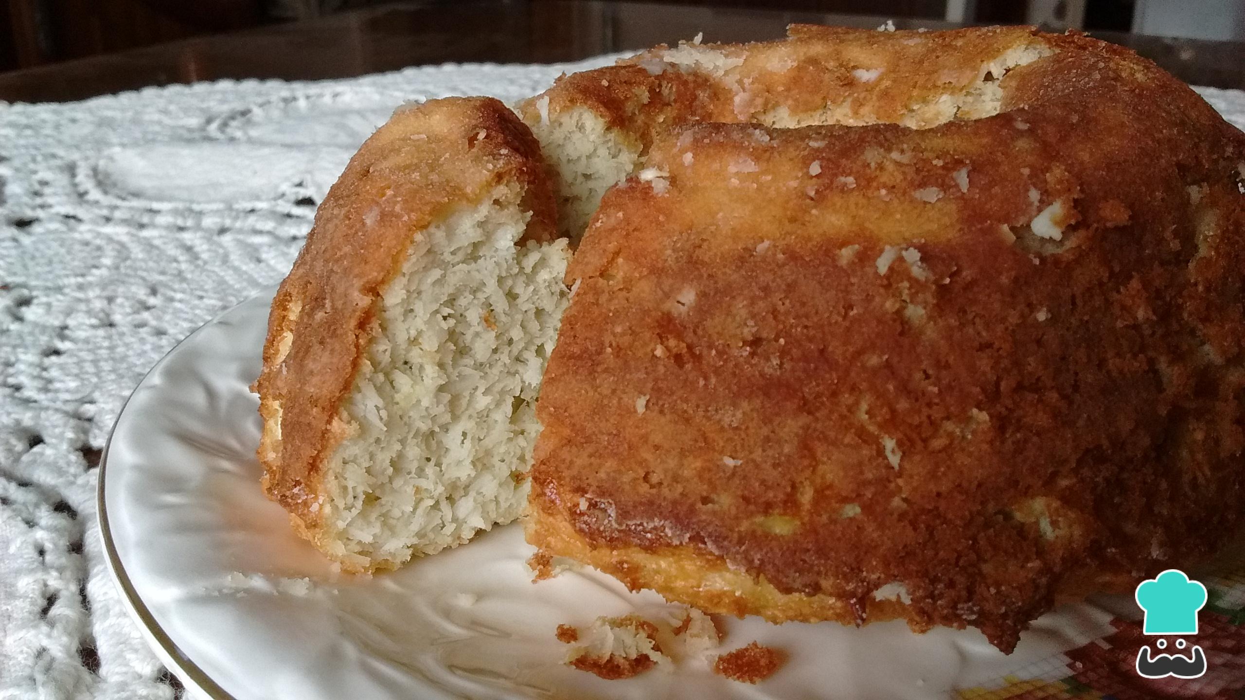 Torta keto de coco Receta SALUDABLE