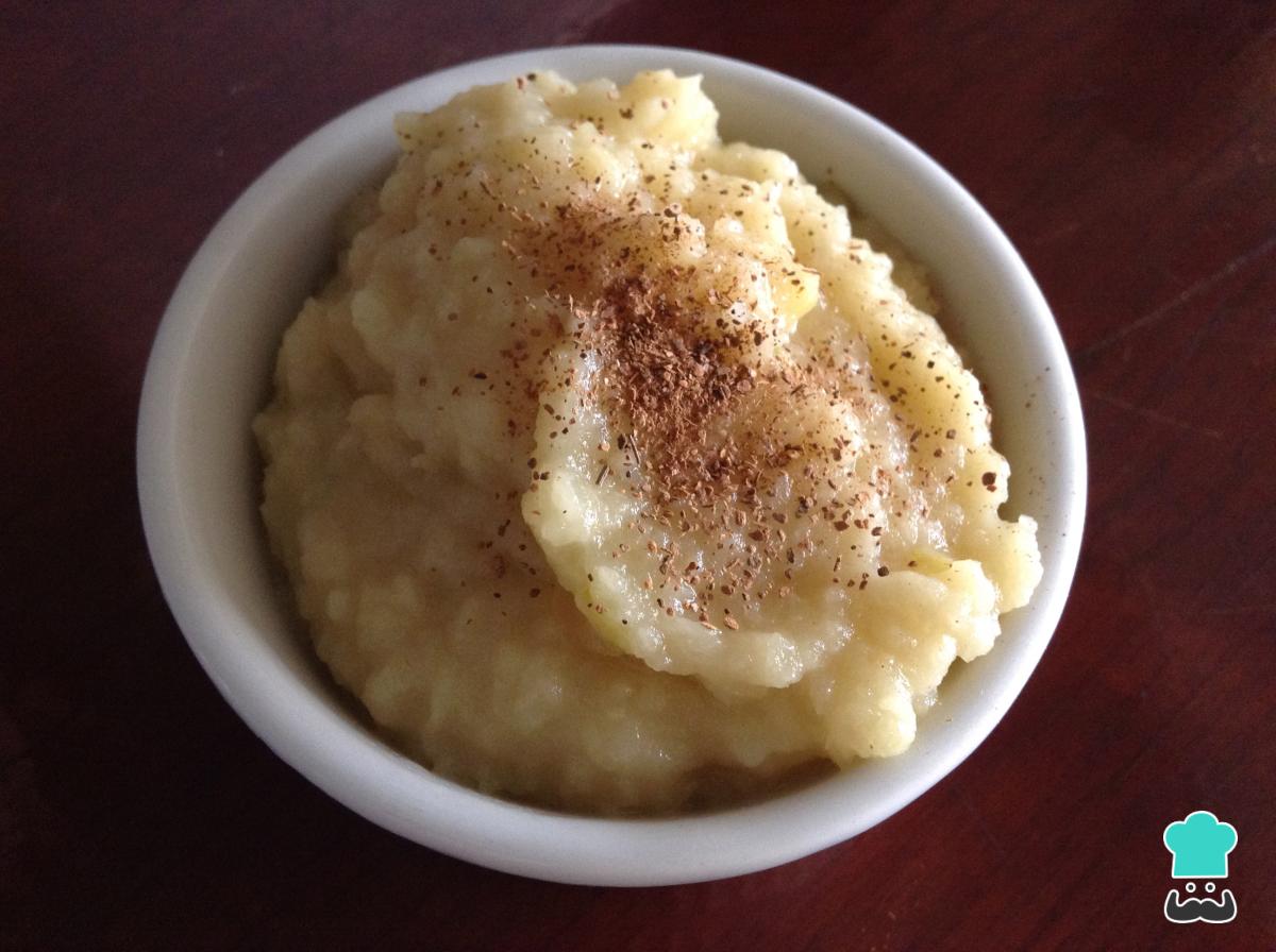 Receta de Puré de manzanas y vino blanco