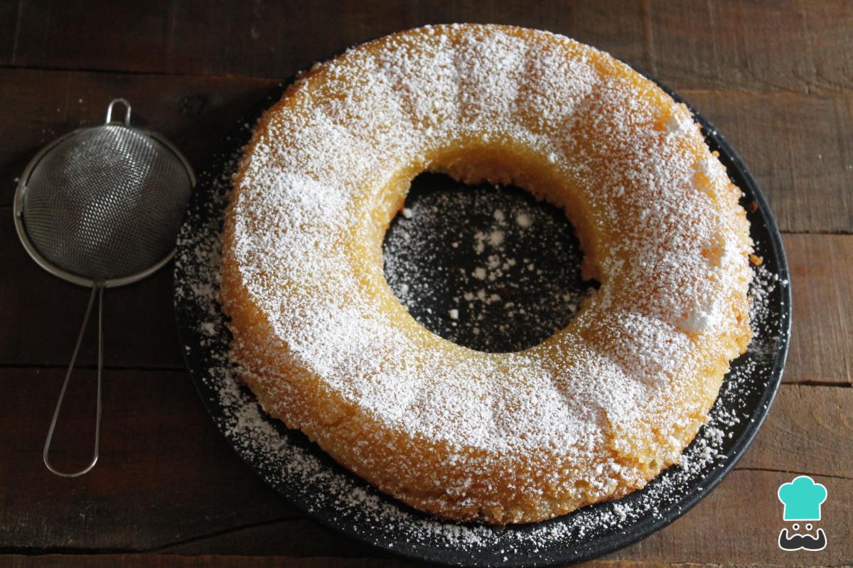 Receta de Bizcocho sin harina