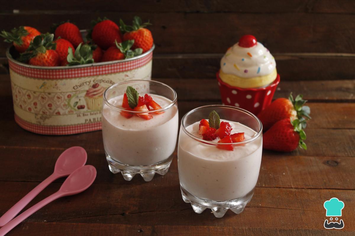 Receta de Mousse de fresas