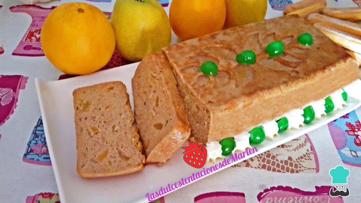 Receta de Pudín de manzana sin pan