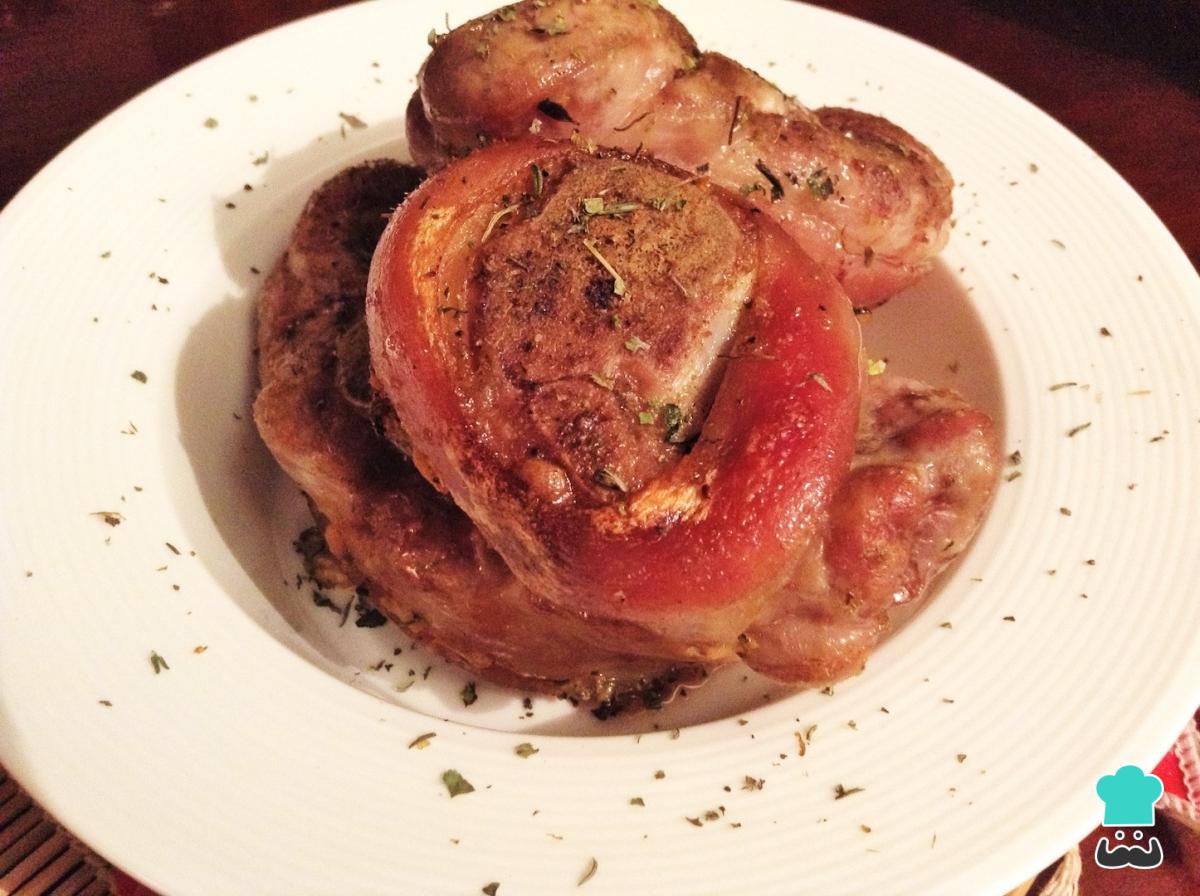 Receta de Codillo de cerdo al horno